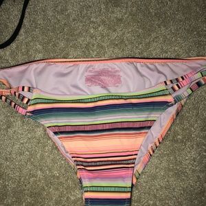 multicolored striped bottoms
